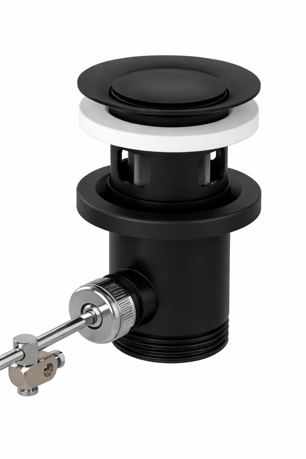 Vidage de lavabo synthétique Hansgrohe en noir mat