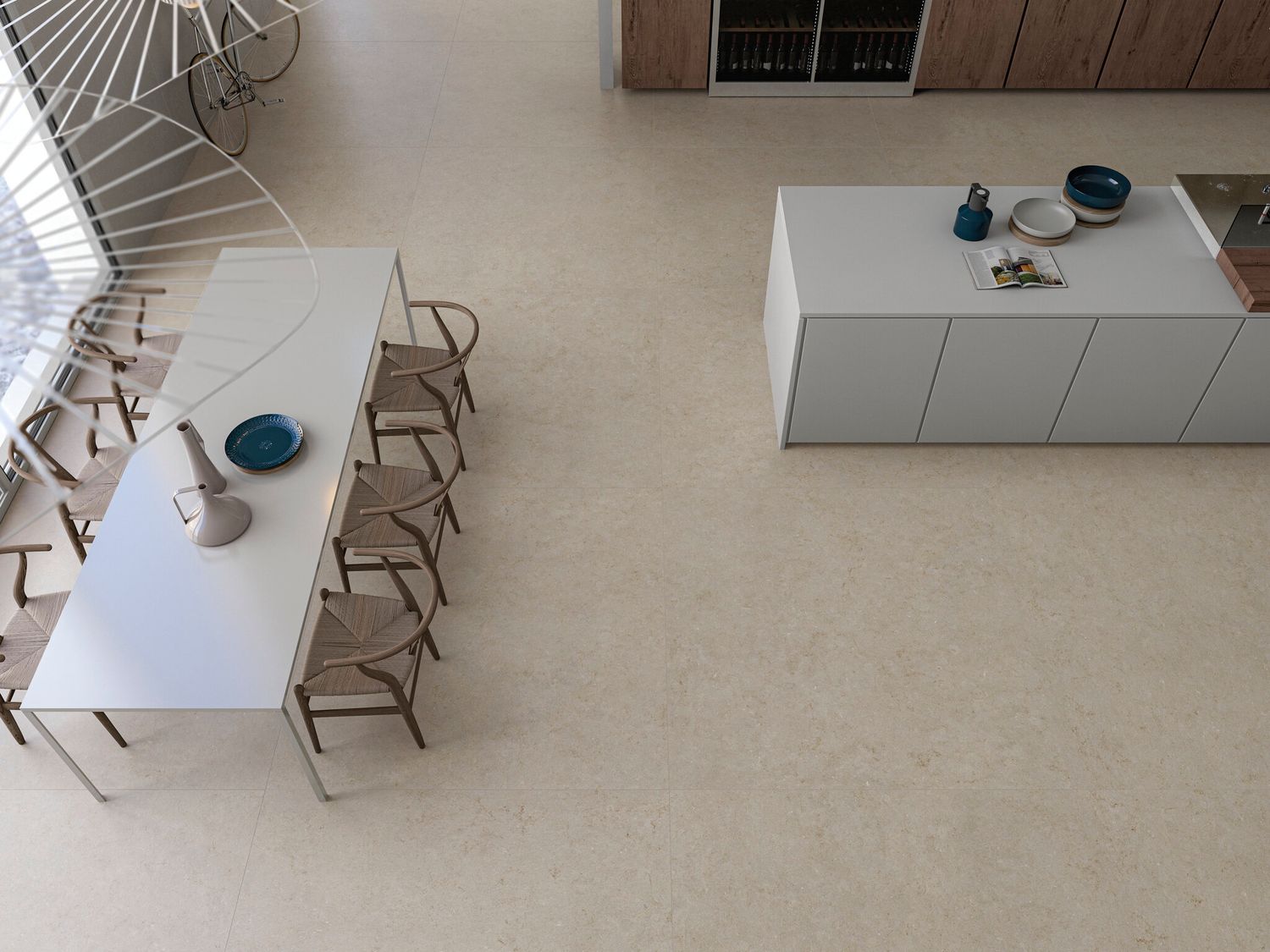 Cifre Ceramica Cronos Cream Matte Porcelain Stoneware 60 x 120 cm, Rectified