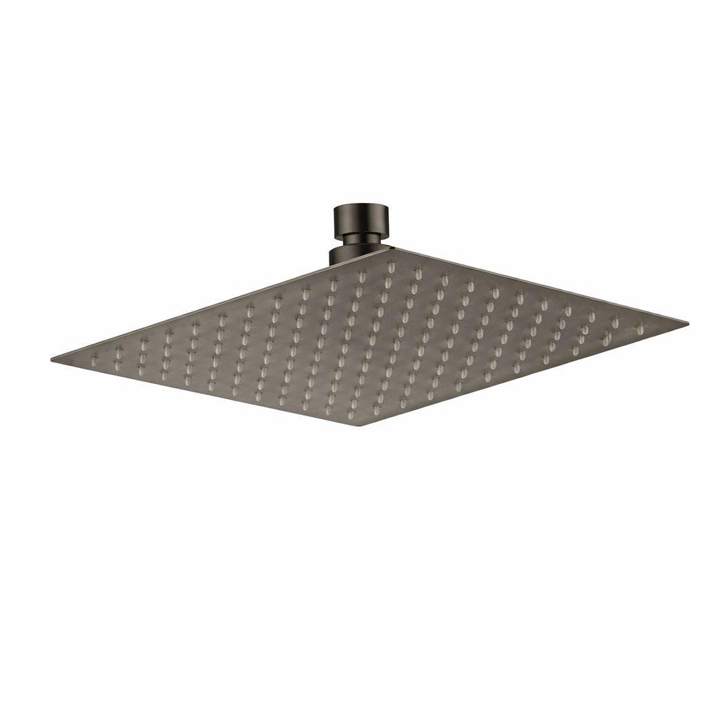 Deante Square Shower Head for Blur Shower Column in Titanium