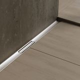 Caniveau de douche Geberit CleanLine30 en acier inoxydable brossé, 30-110 cm.