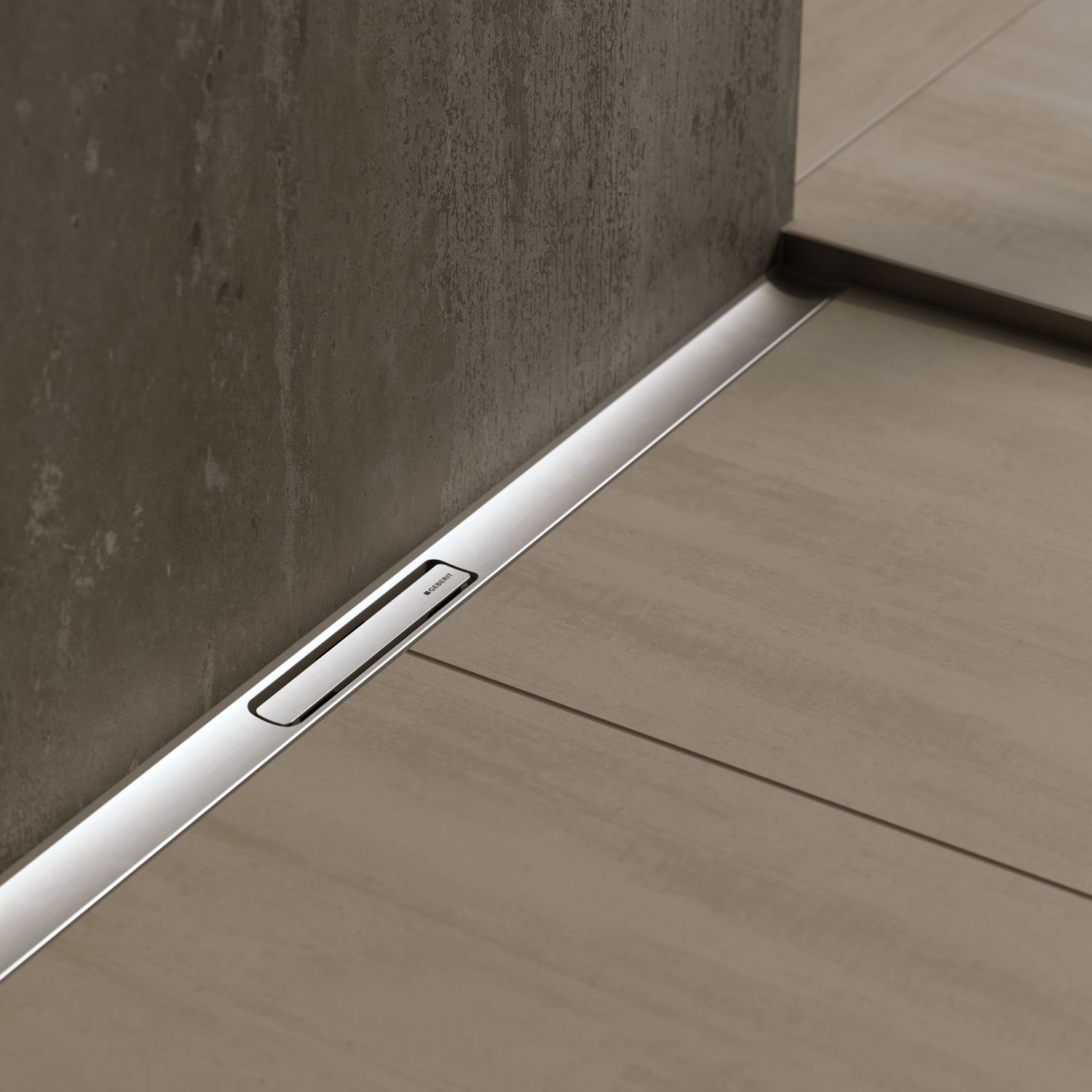 Geberit CleanLine30 Finishing Set - Brushed Stainless Steel - Length 30 - 110 cm