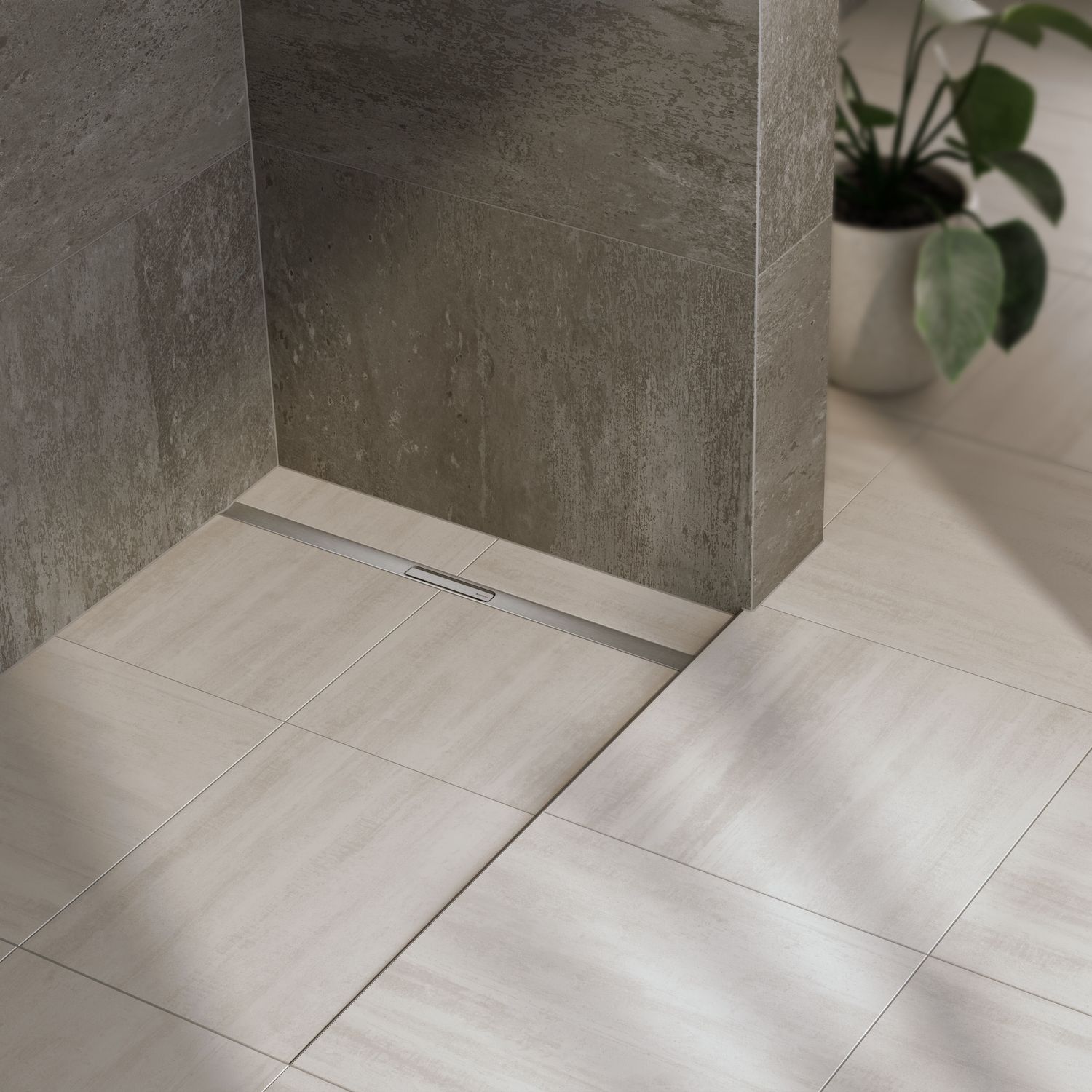 Geberit CleanLine30 Finishing Set - Brushed Stainless Steel - Length 30 - 90 cm