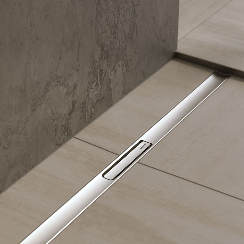 Set de finition Geberit CleanLine30 - Acier inoxydable brossé - Longueur 30 - 110 cm
