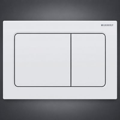 Alpha01 Flush Plate / White