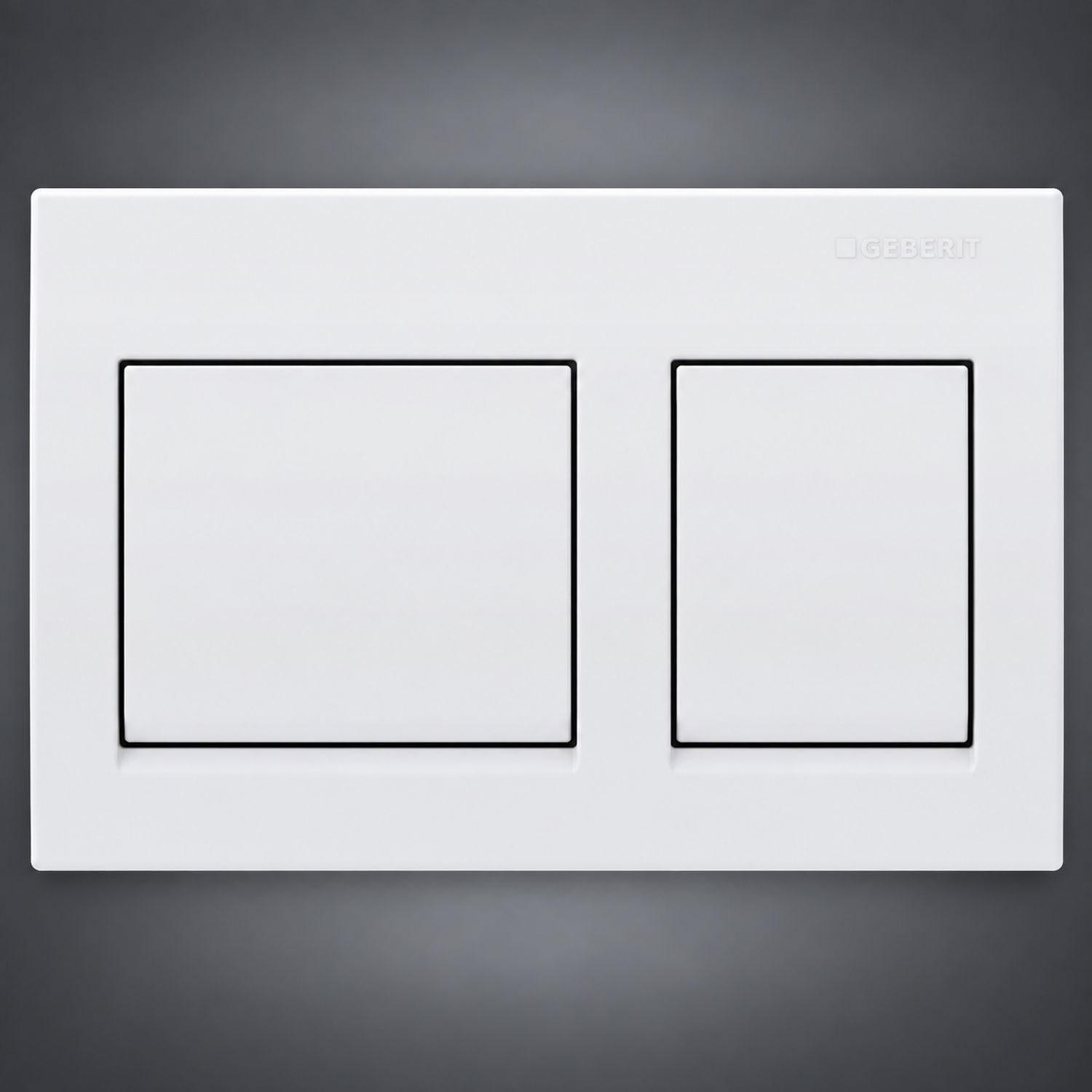 Next-generation trigger plate Alpha25 square / White
