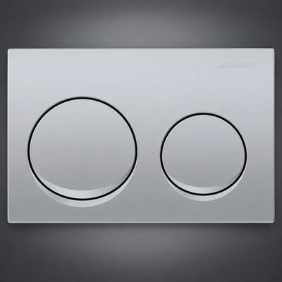 Alpha25 Round Next Generation Flush Plate / Matte Chrome Alpha25 Round Next Generation Flush Plate / Matte Chrome