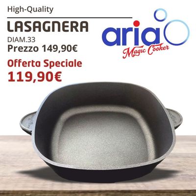 LASAGNERA 33x33 H 100 DIAMANTE TORNITA ARIA LASAGNERA 33x33 H 100 DIAMANTE TORNITA ARIA