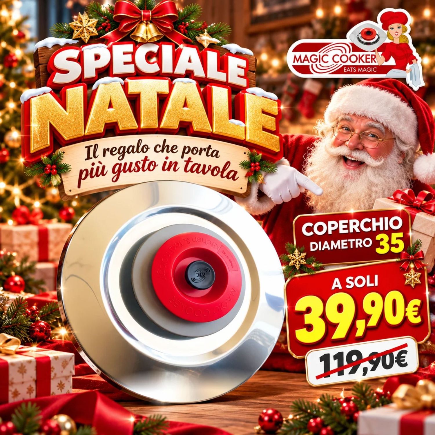 SPECIALE NATALE: Coperchio Magic Cooker Ø35
