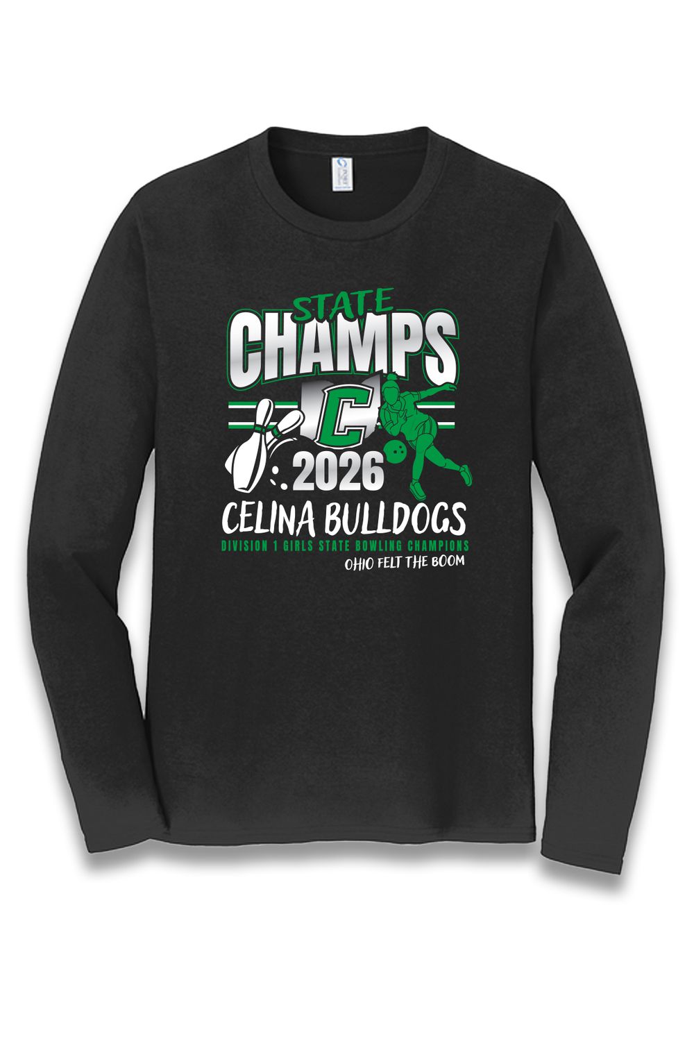 STATE - Long Sleeve  - PC450LS, Color: Black, Size: YOUTH SMALL