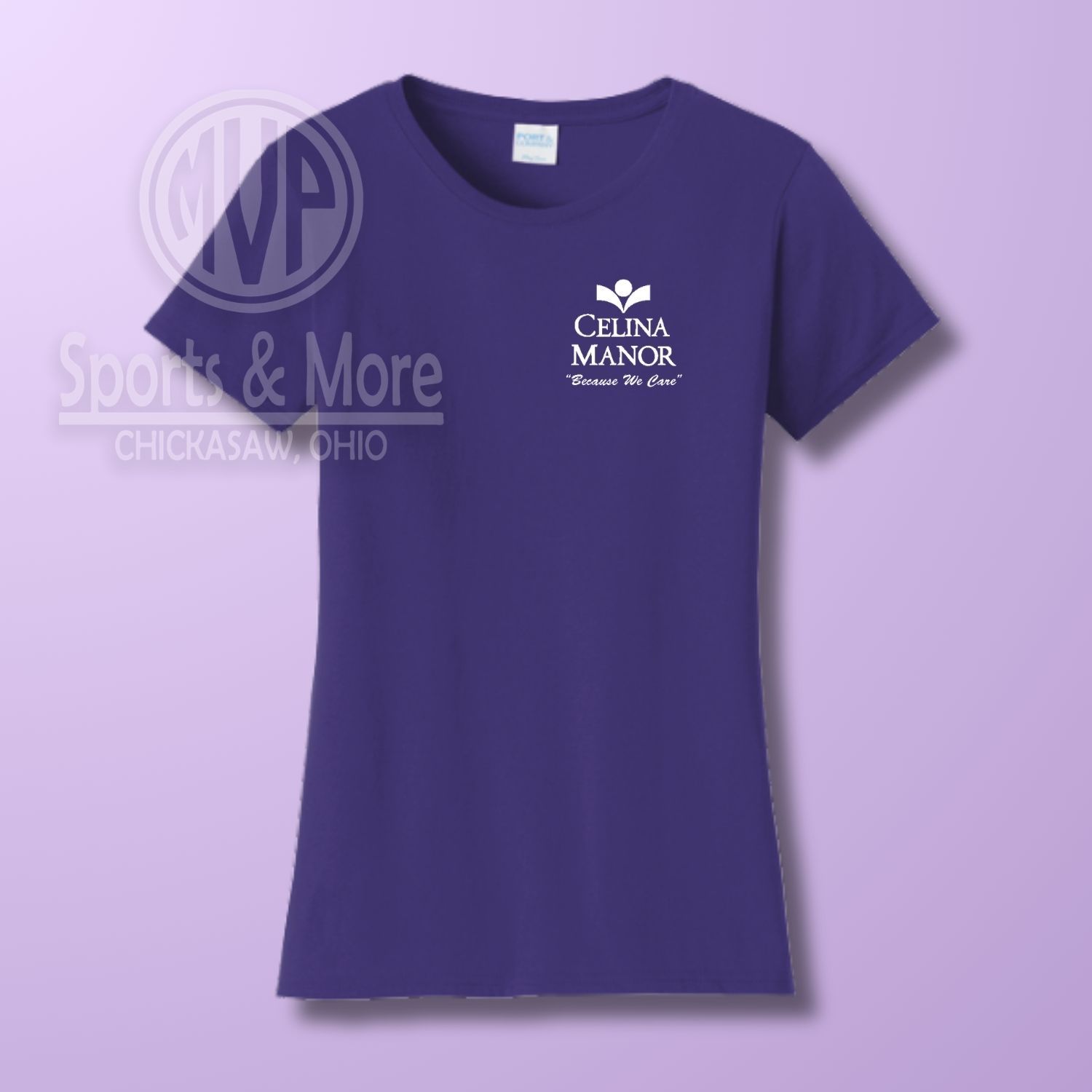 Ladies Softstyle T-Shirt _ Celina Manor, Color: Purple, Size: LADIES SMALL