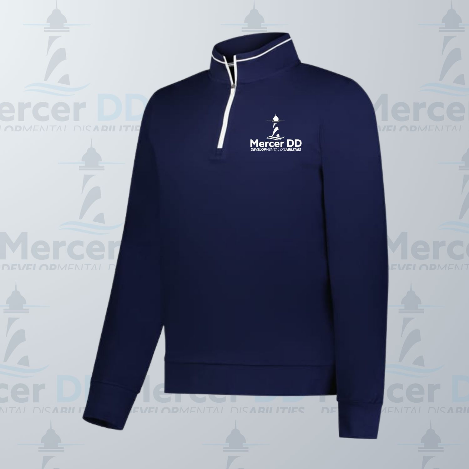 Court Quarter Zip _ 223127, Color: Navy, Size: S