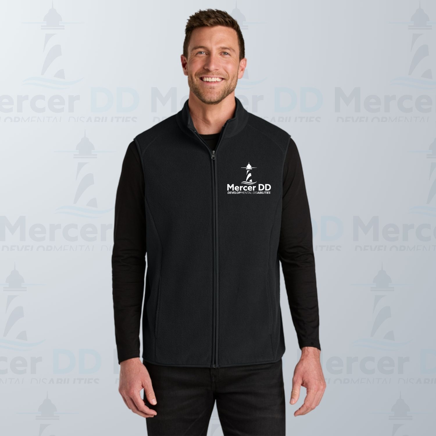 C-FREE Fleece Vest _ F702, Color: Black, Size: XS