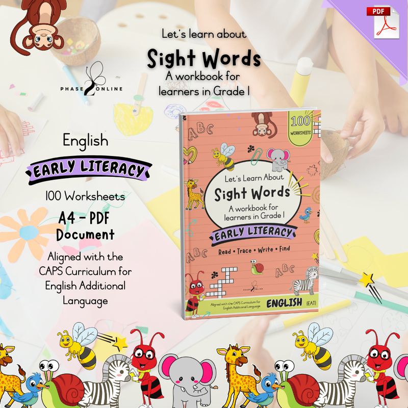 Sight Words Workbook - Grade 1 (EAT)