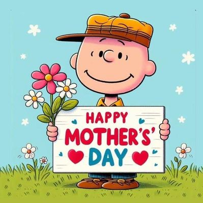 Peanuts Mother's Day home decor blocks