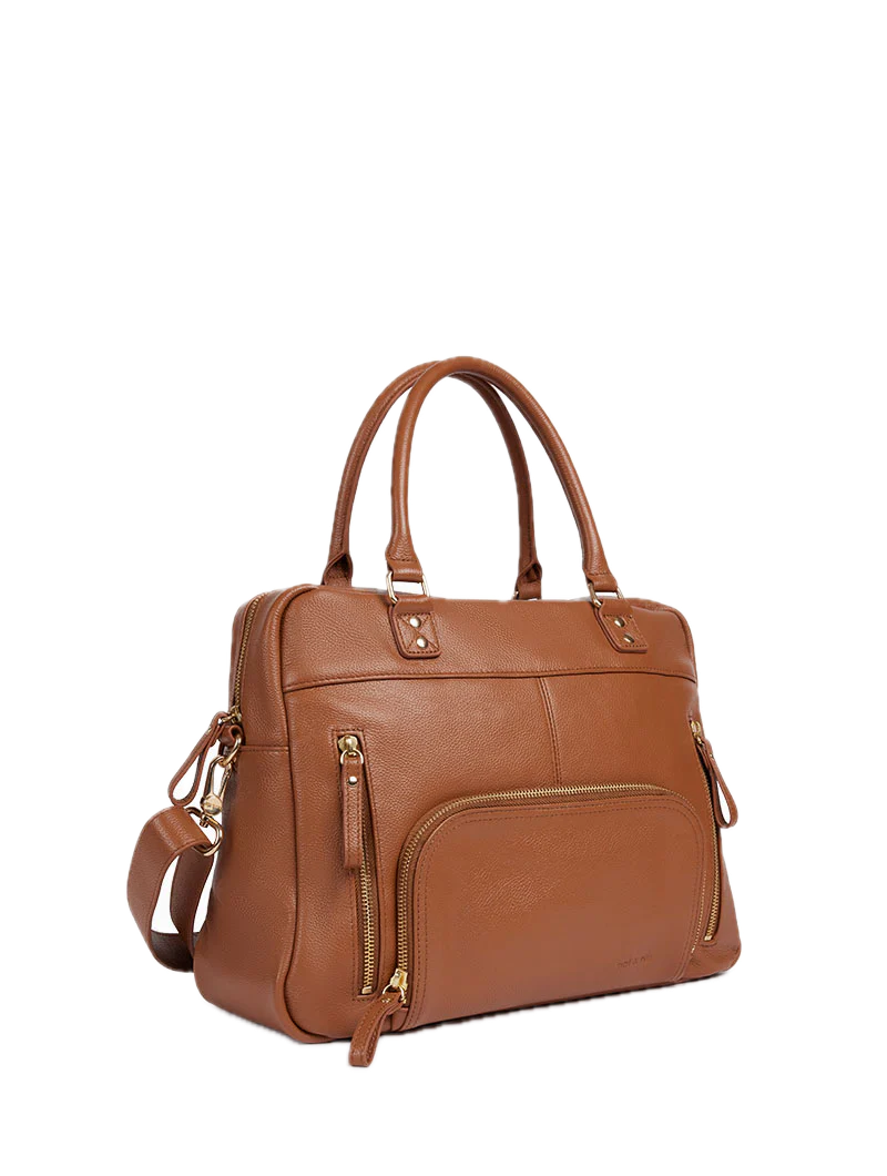 Sacs A4 Macy Cuir grainé Noisette Nat & Nin