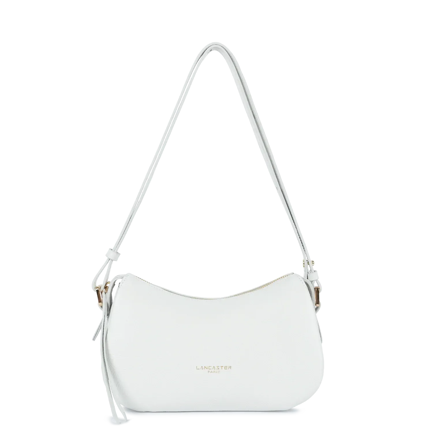 Dune Petit sac besace cuir Blanc LANCASTER