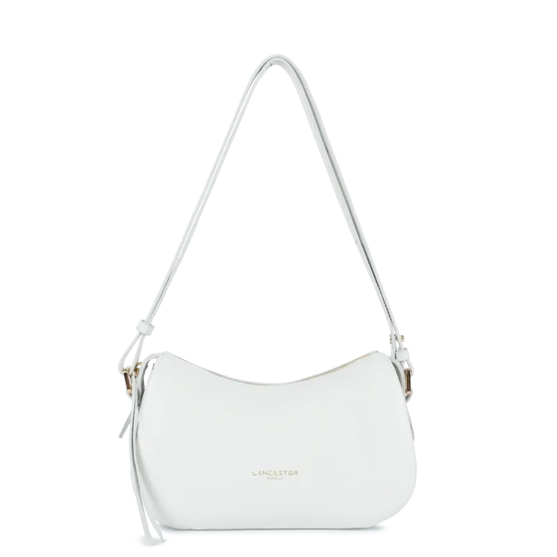 Dune Petit sac besace cuir Blanc LANCASTER