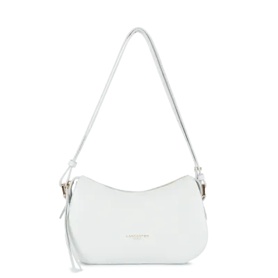 Dune Petit sac besace cuir Blanc LANCASTER Dune Petit sac besace cuir Blanc LANCASTER
