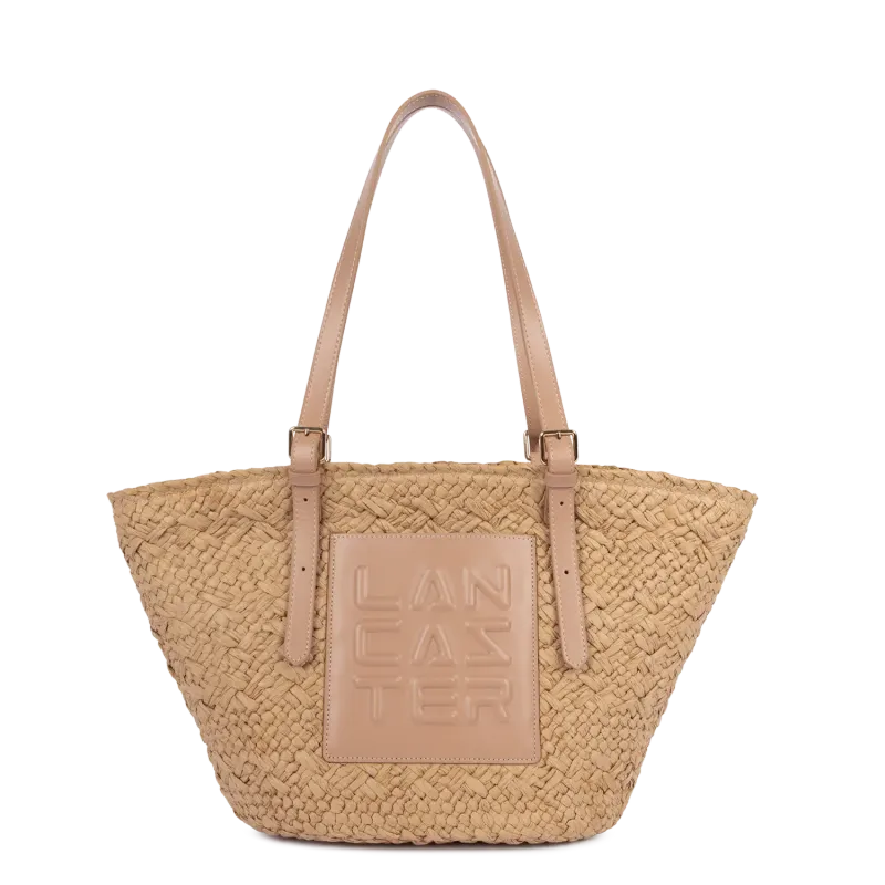 Le panier Sac cabas épaule Naturel LANCASTER