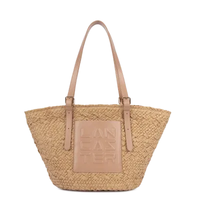 Le panier Sac cabas épaule Naturel LANCASTER