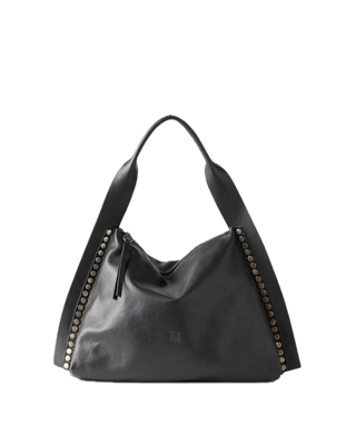 Sac hobo cuir/clous Noir BIBA Vienna Sac hobo cuir/clous Noir BIBA Vienna