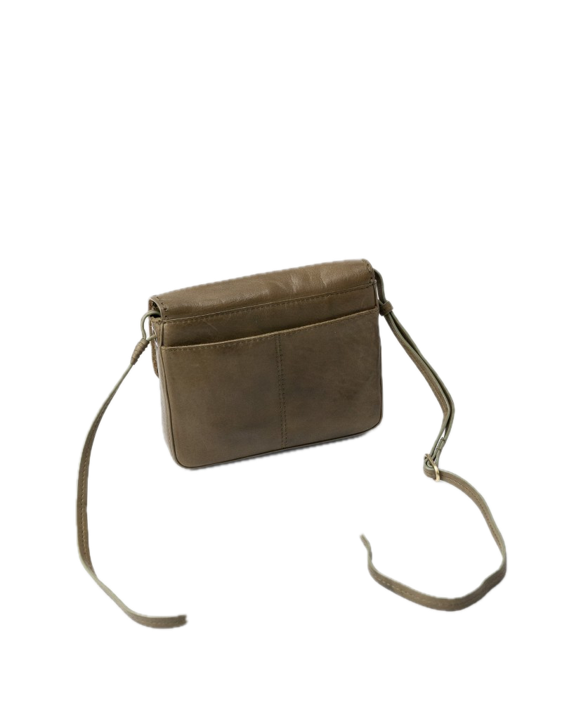 Sac bandoulière cuir BIBA Hatch Kaki