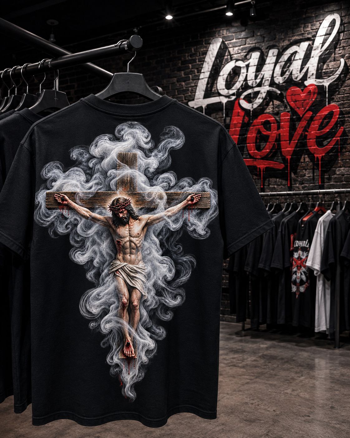 Jesus in the cloud