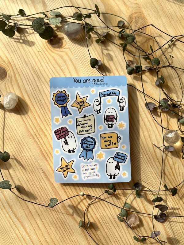 Vinyl Stickersheet - you are good