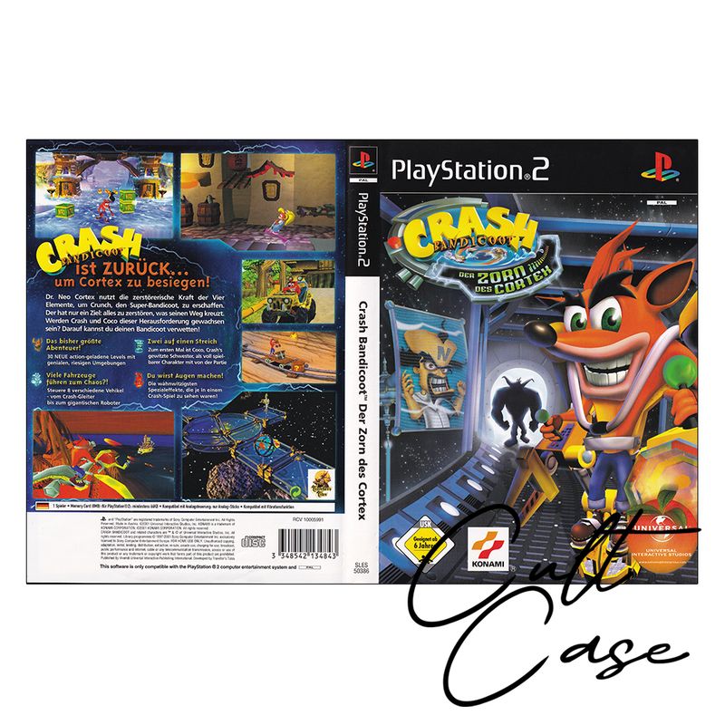 Crash Bandicoot: Zorn des Cotex • Custom • PS2 • Schlüsselanhänger