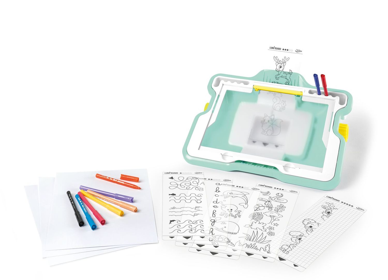 Φωτιζόμενη μηχανή σχεδίασης Lumi Board + 10 δωρεάν μαγικούς μαρκαδόρους