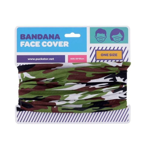 Μπαντάνα / Μάσκα Προσώπου Puckator Blue Patterned 23x46cm Μπλε BAND04