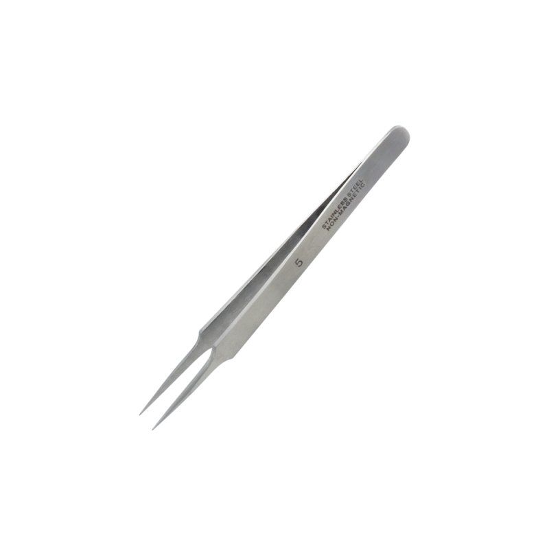Modelcraft 2185/5 - Super fine stainless steel tweezers (110mm)