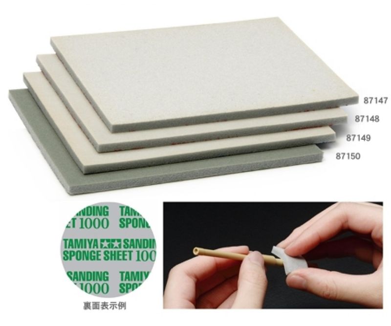 Tamiya 87147 - Sanding Sponge Sheet 400