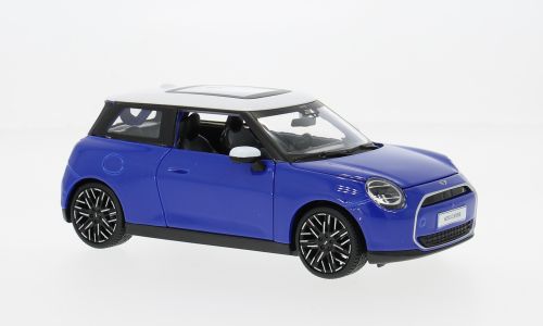 Maisto  1:24 - Mini Cooper SE (J01), blauw/wit, 2024