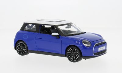 Maisto 1:24 - Mini Cooper SE (J01), blauw/wit, 2024