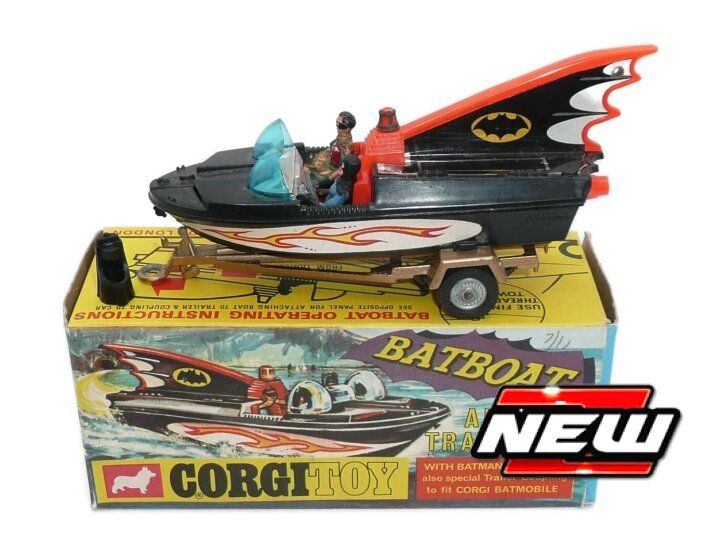 Corgi Model Club 1:50 - Batboat and Trailer 1961 (107)