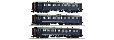 Roco 6200054 - 3 Delige set, Personenrijtuig "Blokkendoos", NS H0