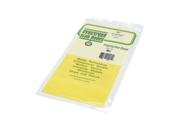 Evergreen 9904 - .010" thick YELLOW (.25mm)