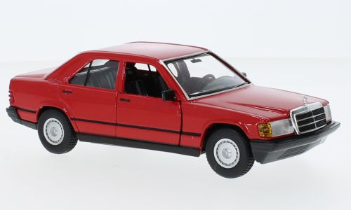 Bburago 1:24 - Mercedes 190 E 2.6 (W201), rot, 1987
