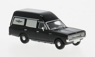 Brekina  1:87 - Opel Rekord C Bestattungswagen, schwarz, 1968