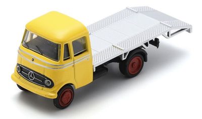Schuco 1:87 - Mercedes Benz L319 (autotransporter), geel