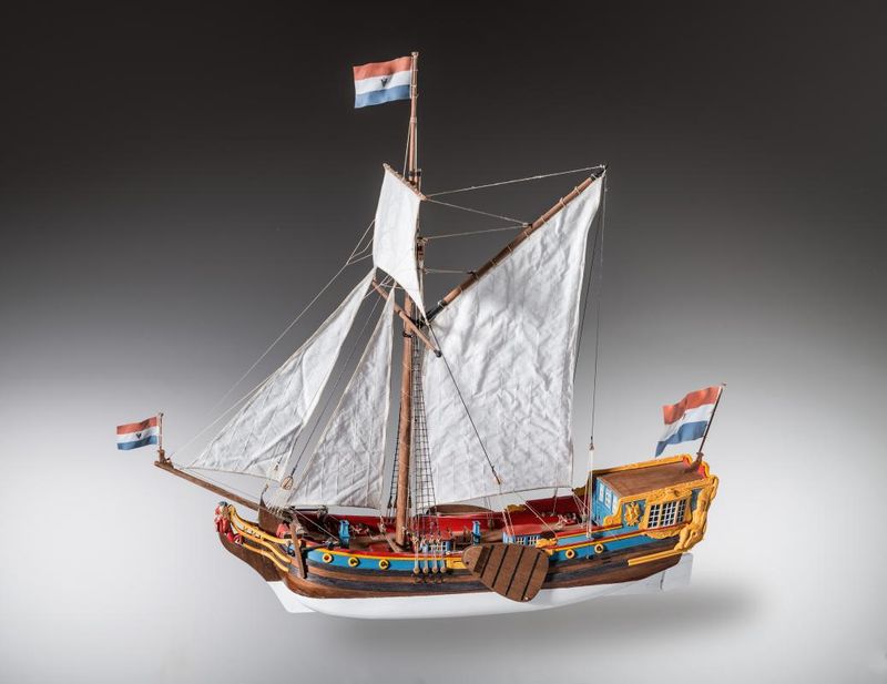 Mamoli D023 - Dutch Statenjacht, VOC schip (Hout)  1:48