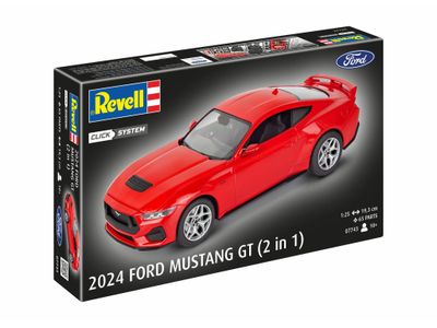 Revell 07743 - 2024 Ford Mustang GT (2 in 1) (Click System) 1:24
