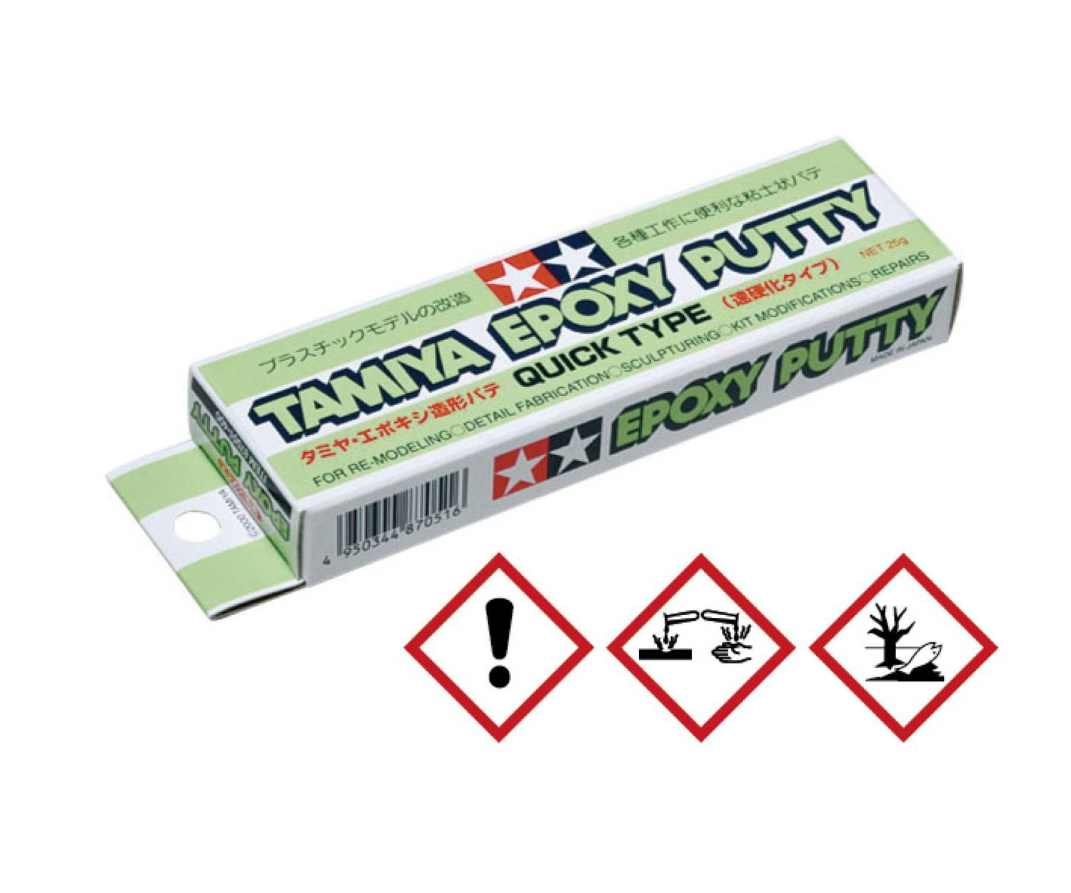 Tamiya 87051 - Epoxy Putty Quick Type 25g 2Comp.