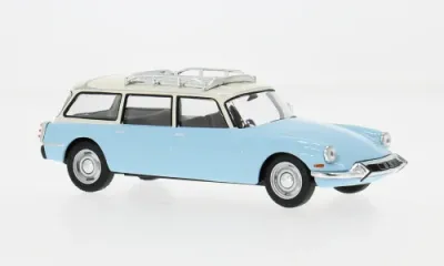 IXO 1:43 - Citroen ID 19 Break, hellblau/weiss, 1960