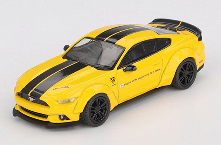MiniGT 1:64 - Ford Mustang LB-Works triple yellow '15