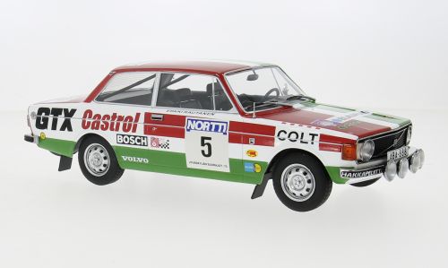 MCG 1:18 - Volvo 142, Rally WM, 1000 Lakes Rally, 1973, #5, H.Mikkola/E.Rautanen