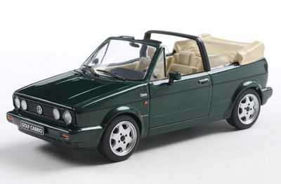 Solido 1:43 - VW Golf cabrio classic line '92, groen