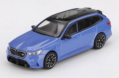 MiniGT 1:64 - BMW M5 Touring (G99) '24, blauw metallic