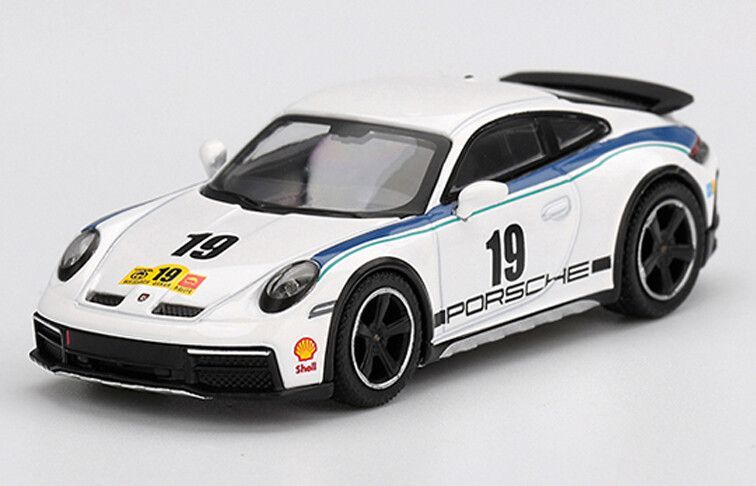 MiniGT 1:64 - Porsche 911 (992) #19 Dakar Rally D. Package 74 '24